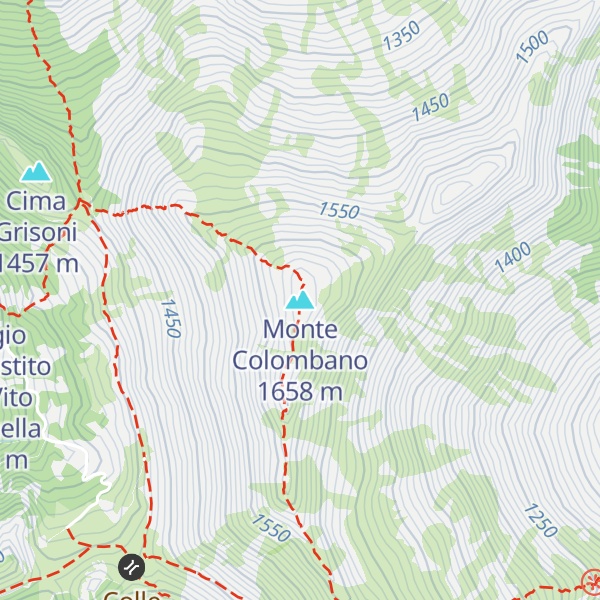 Map of Monte Colombano