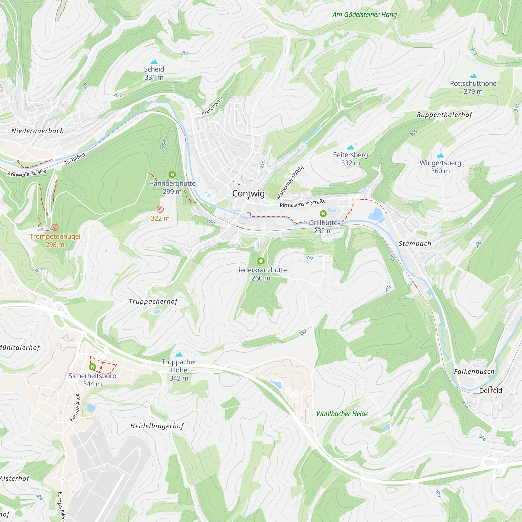 Liederkranzhütte map