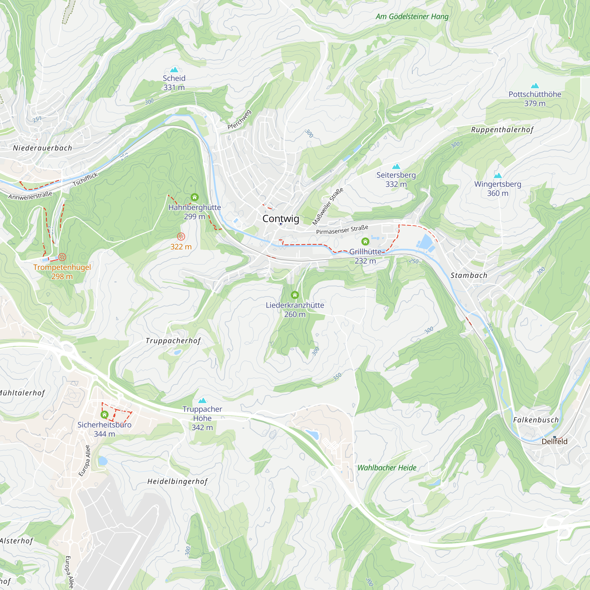 Liederkranzhütte map