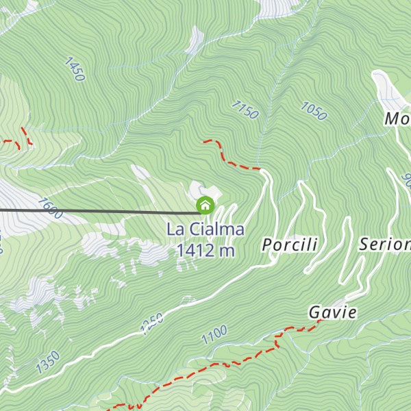 Map of La Cialma
