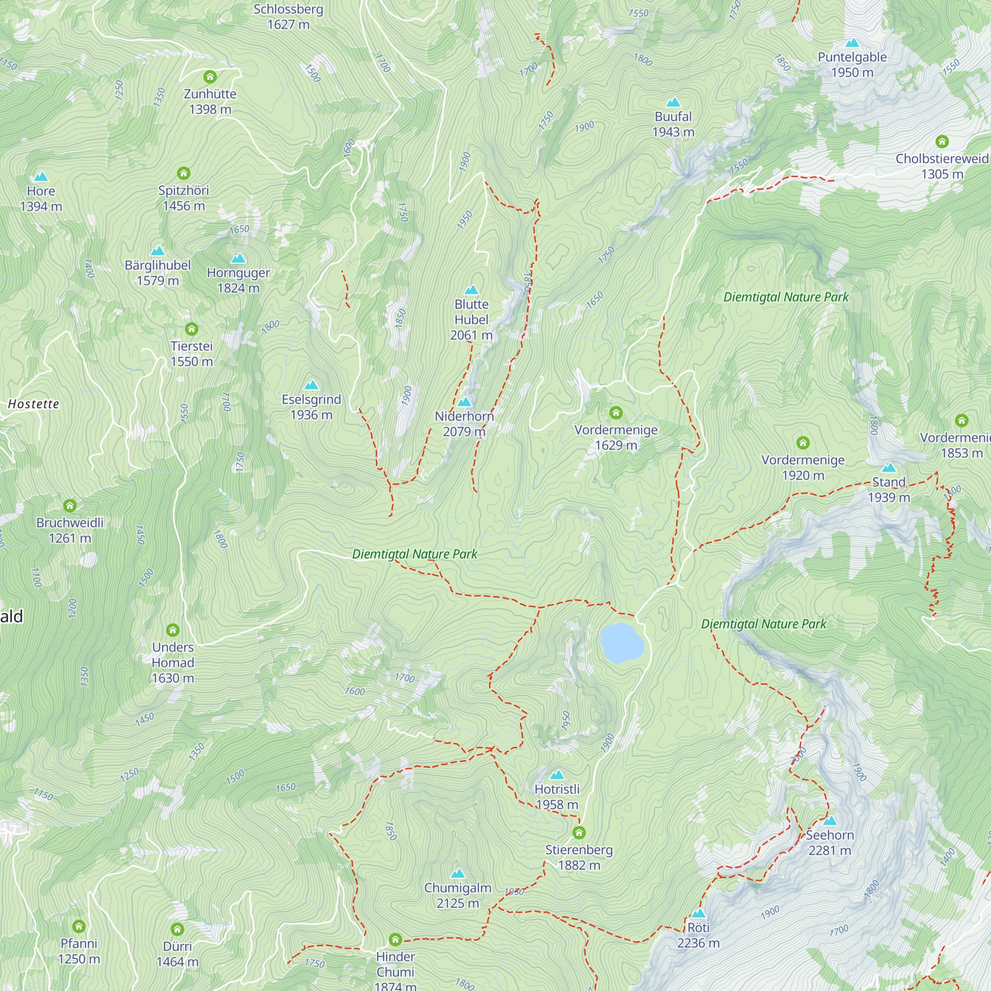 Ski- und Ferienhaus Obergestelen map
