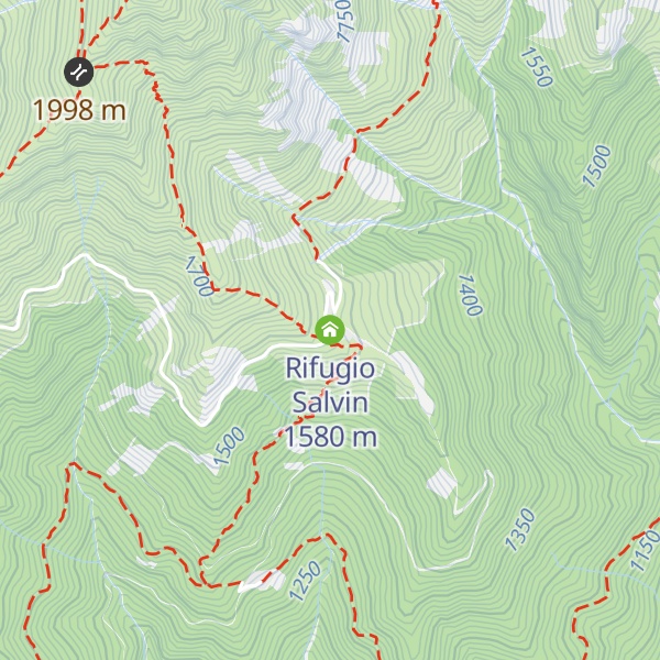 Map of Rifugio Salvin