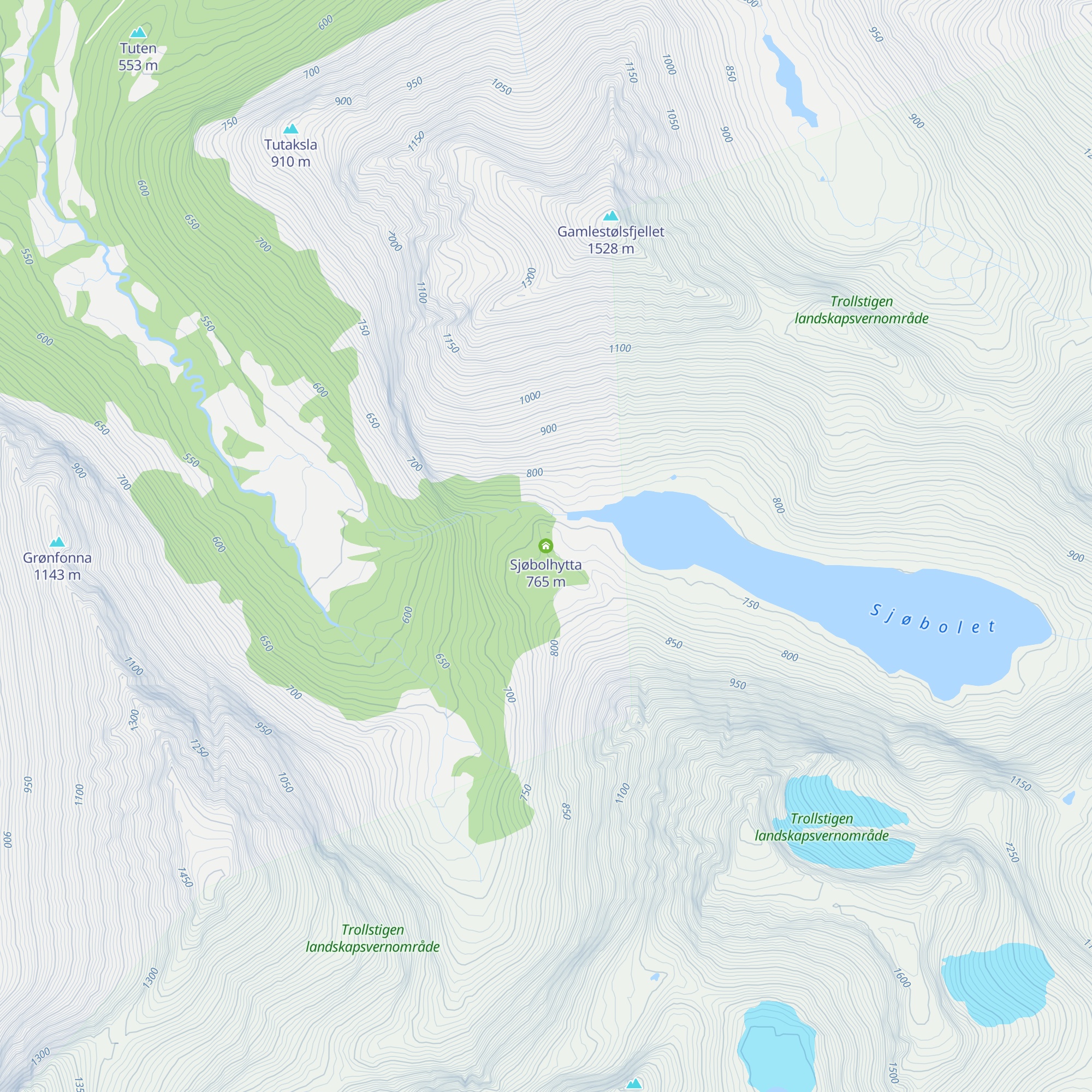 Sjøbolhytta map