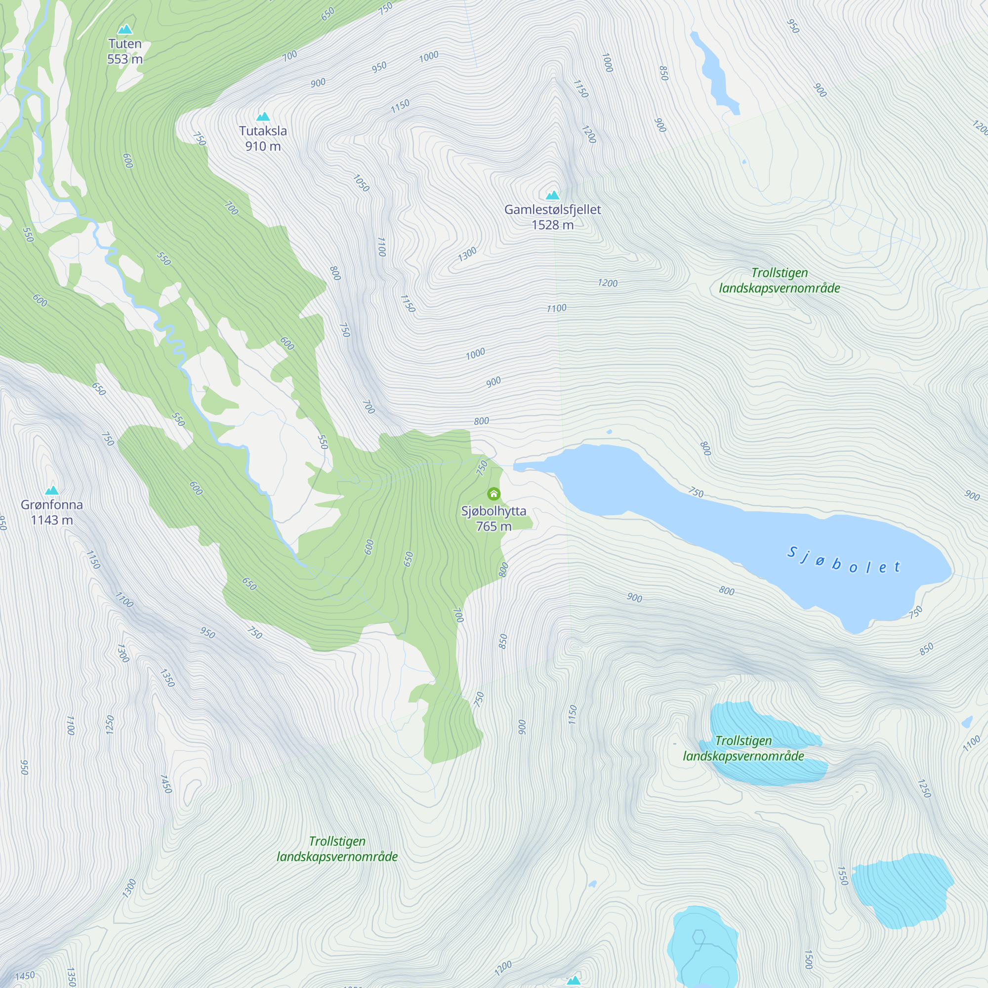 Sjøbolhytta map