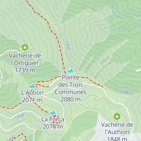 Map of Pointe des Trois Communes