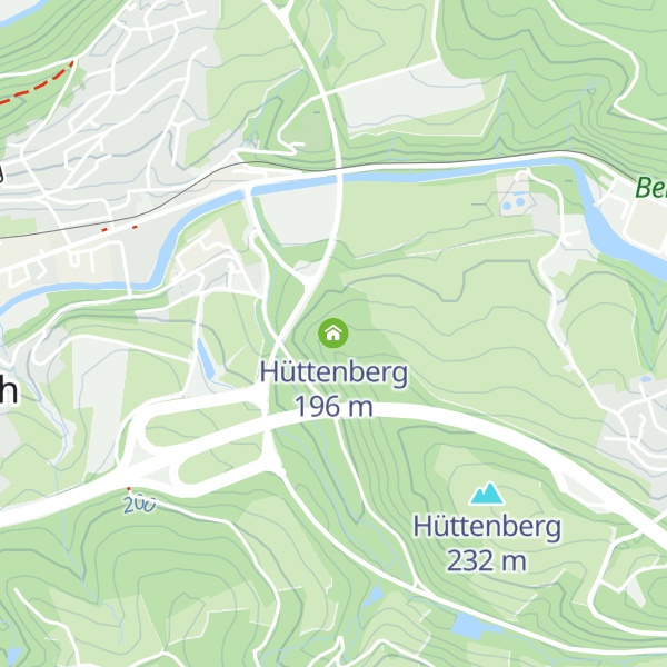 Map of Hüttenberg