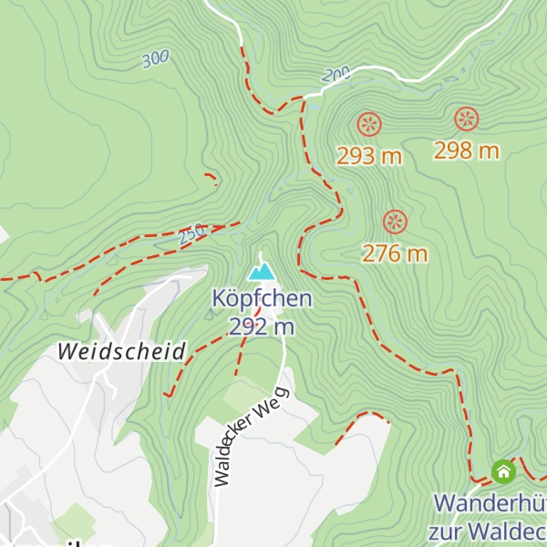 Map of Salamanderhütte