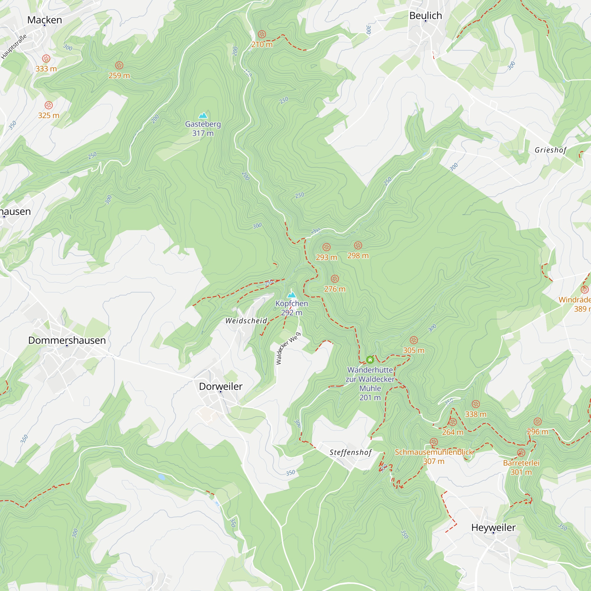 Salamanderhütte map