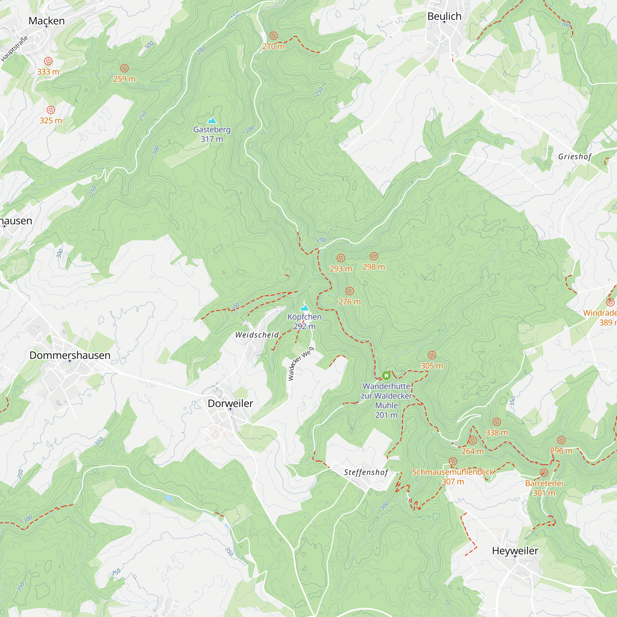 Salamanderhütte map