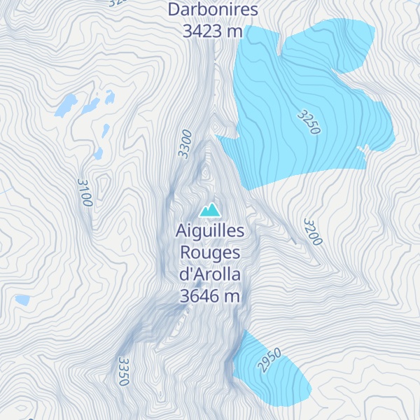 Map of Aiguilles Rouges d'Arolla