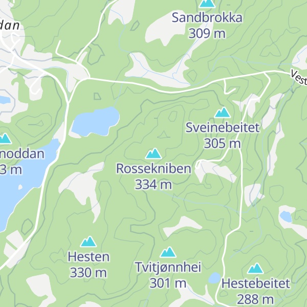 Map of Rossekniben