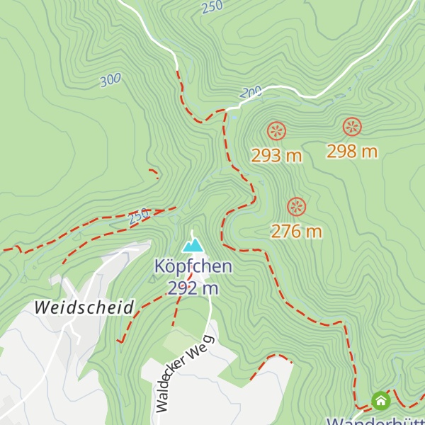 Map of Bauhütte