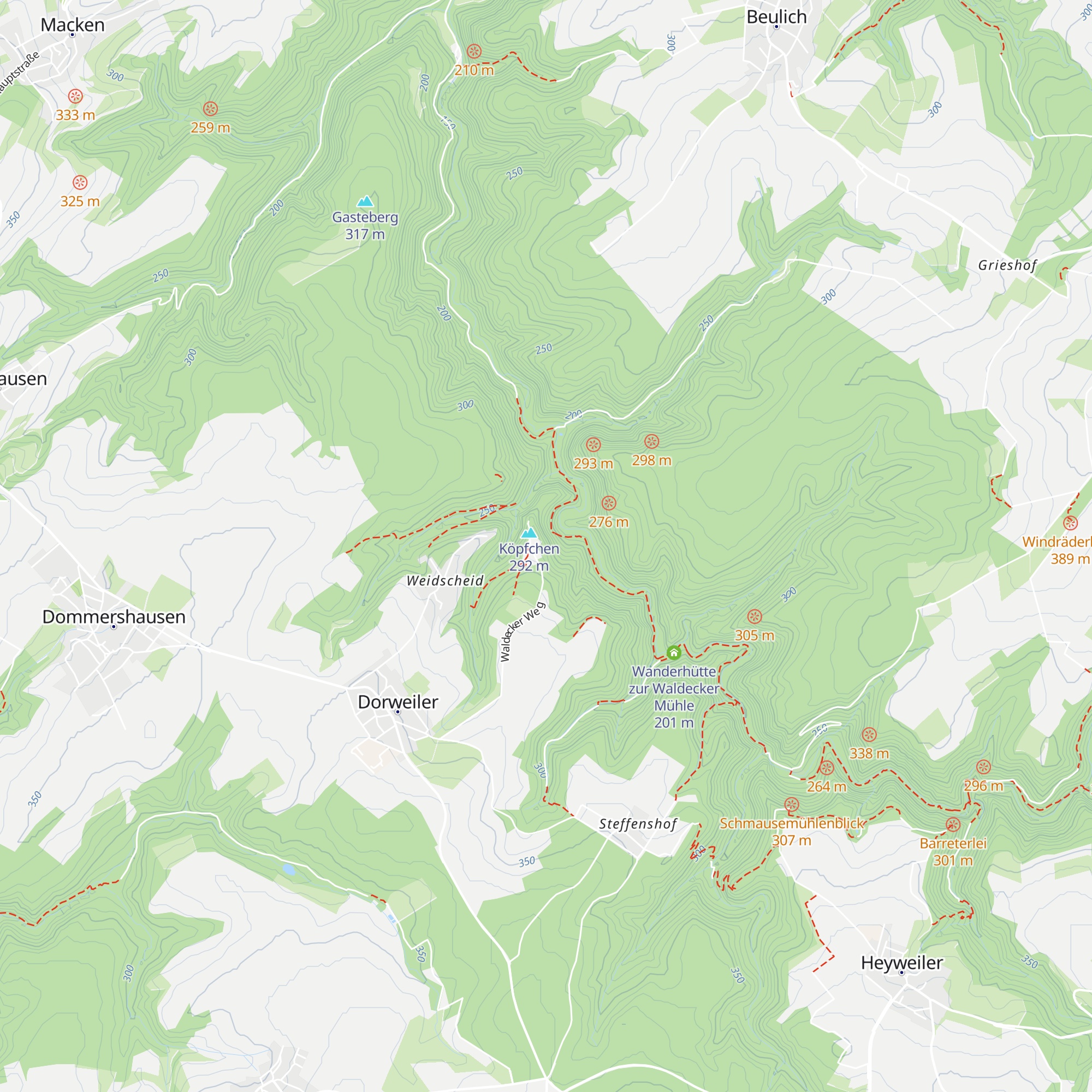 Wiesbadener Hütte map