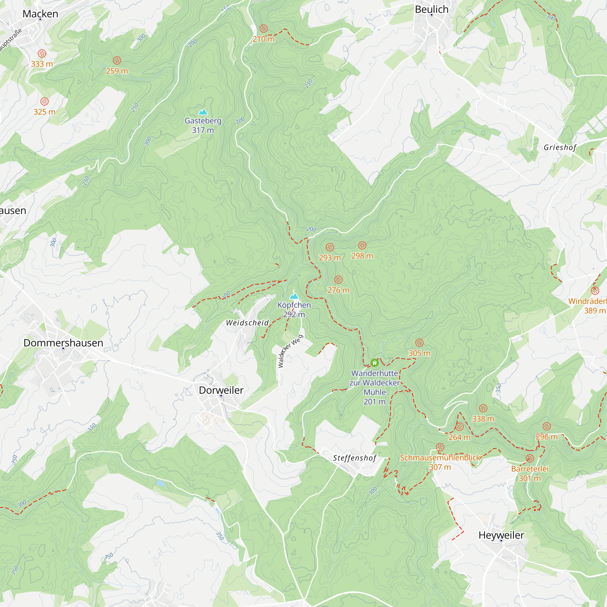 Wiesbadener Hütte map
