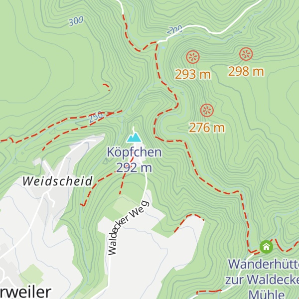 Map of Wiesbadener Hütte