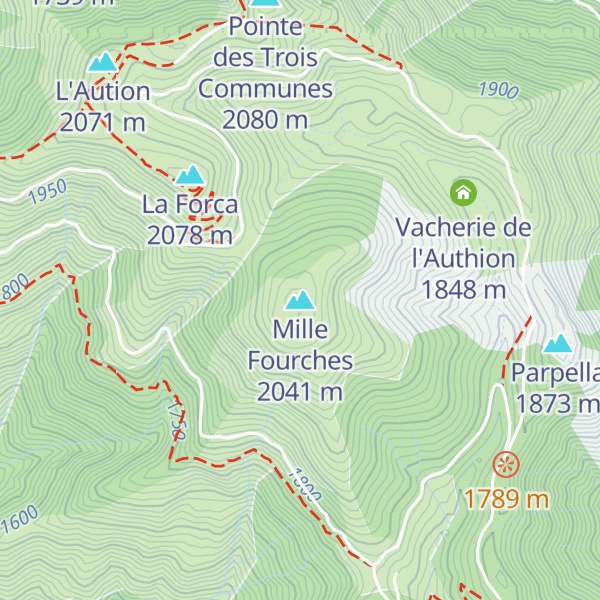 Map of Mille Fourches
