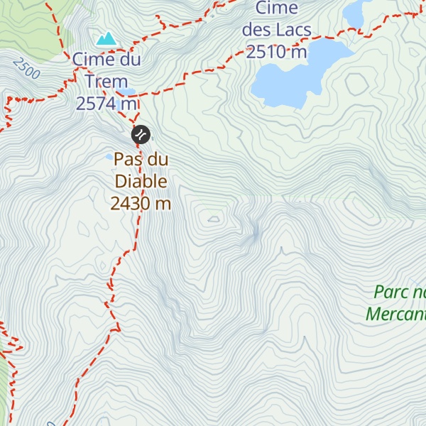 Map of Mont Macruera
