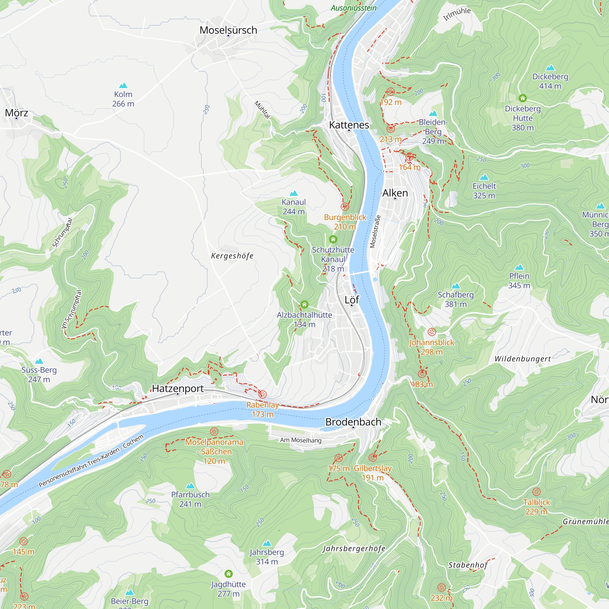 Alzbachtalhütte map