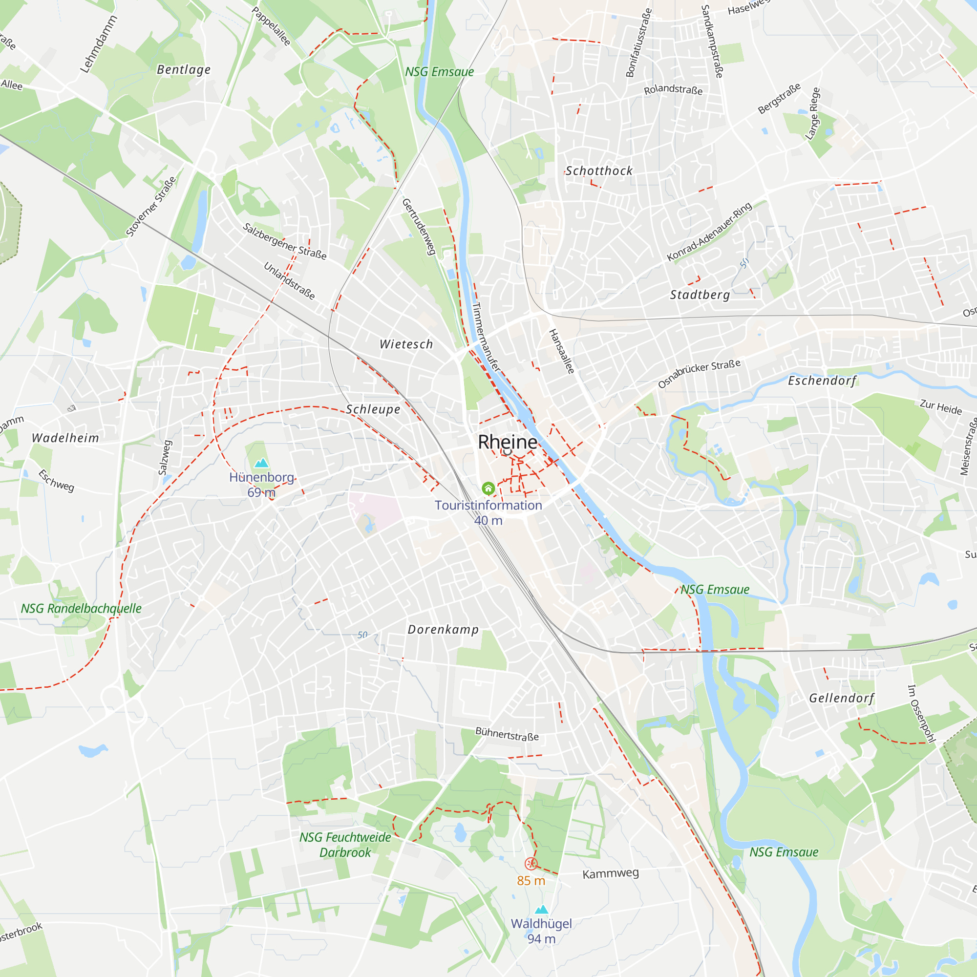 Touristinformation map