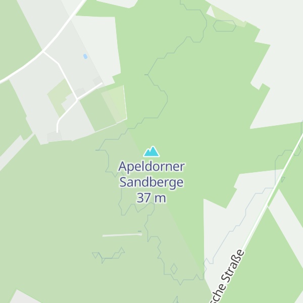 Map of Apeldorner Sandberge