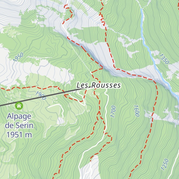 Map of Restaurant des Rousses