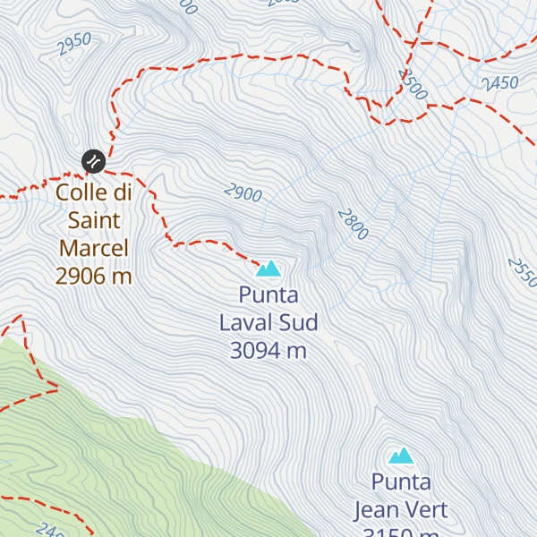 Map of Punta Laval Sud