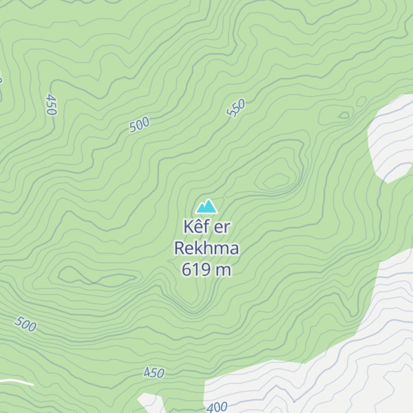 Map of Kêf er Rekhma