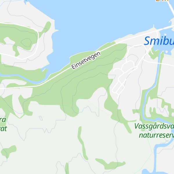 Map of Einsethågen