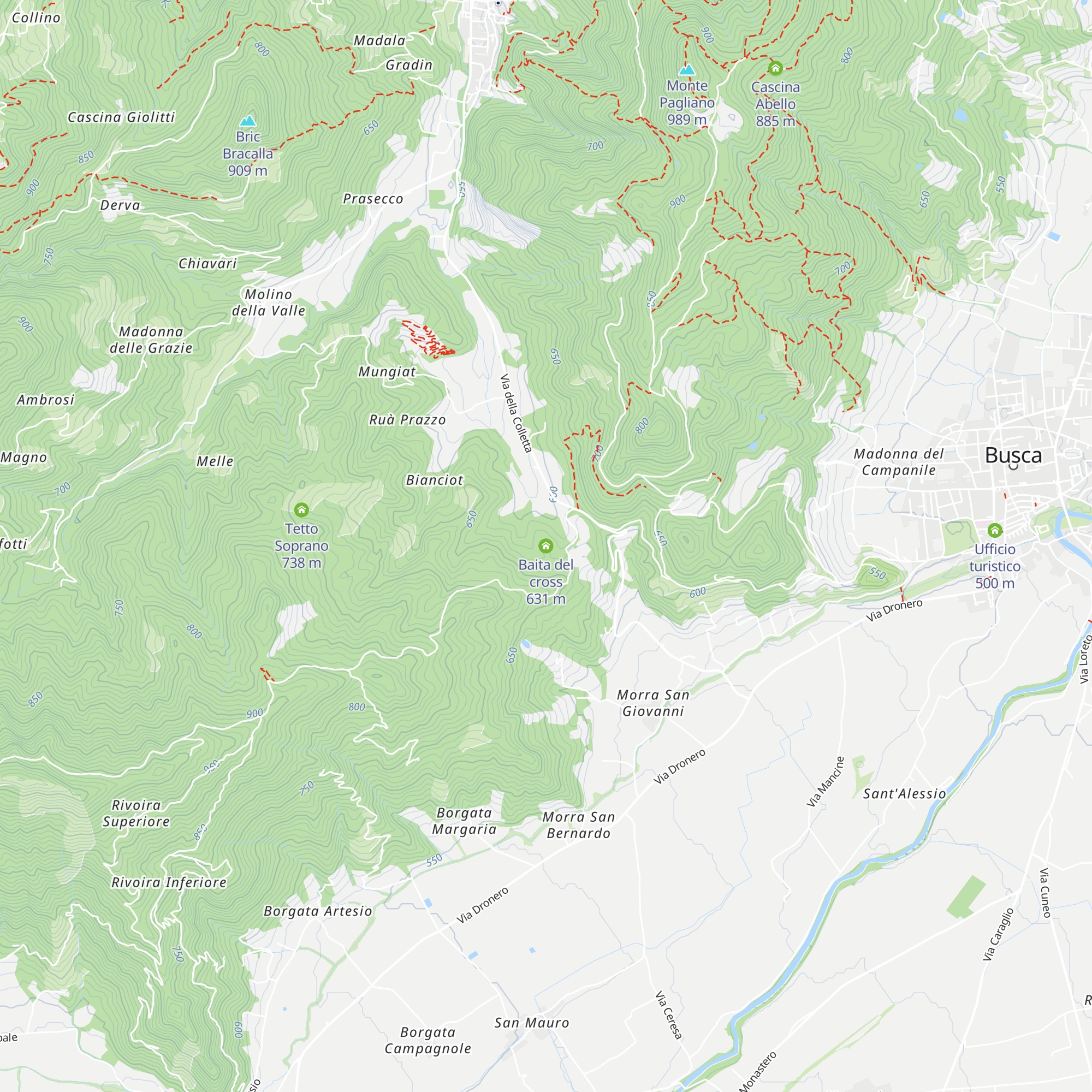Baita del cross map