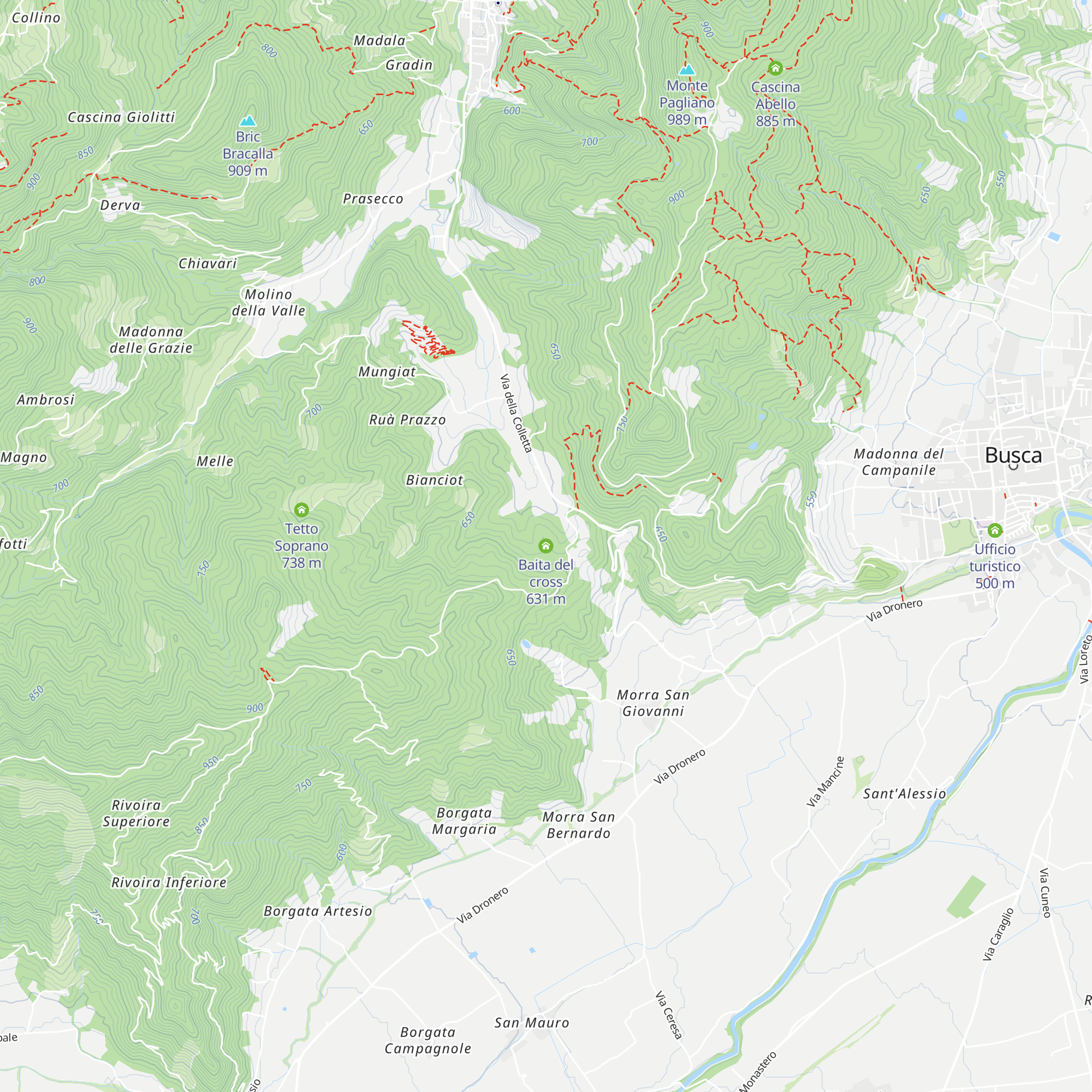 Baita del cross map