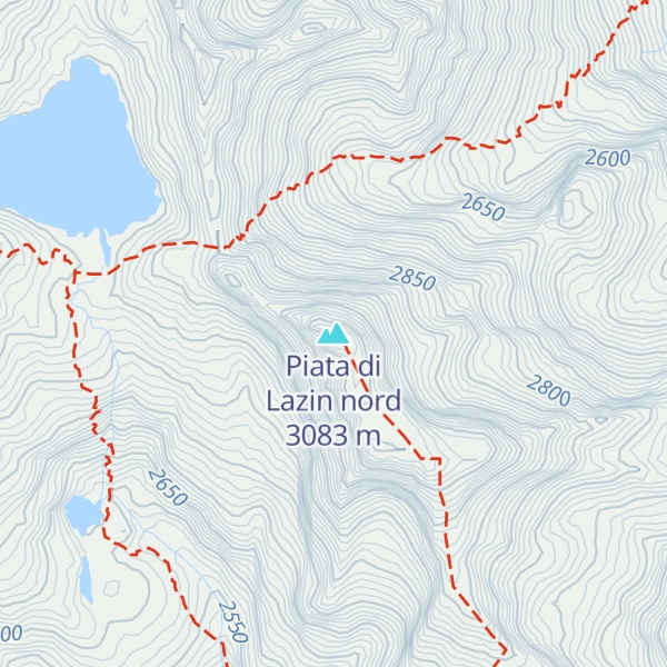 Map of Piata di Lazin nord