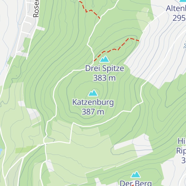 Map of Katzenburg