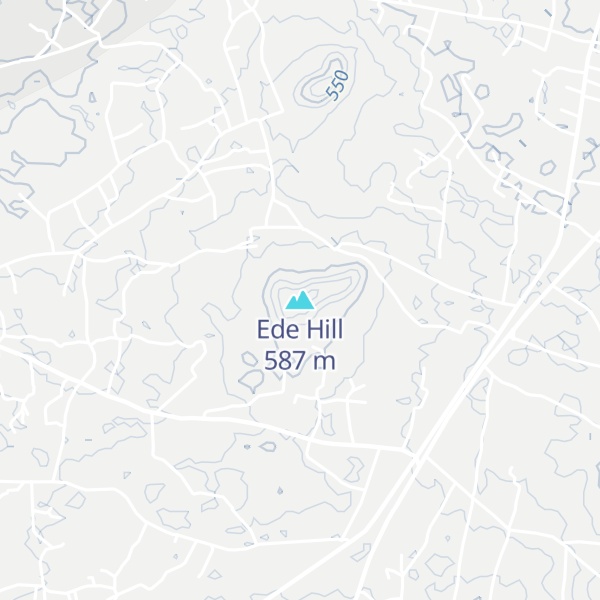 Map of Ede Hill