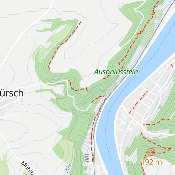 Map of Ausonius-Hütte