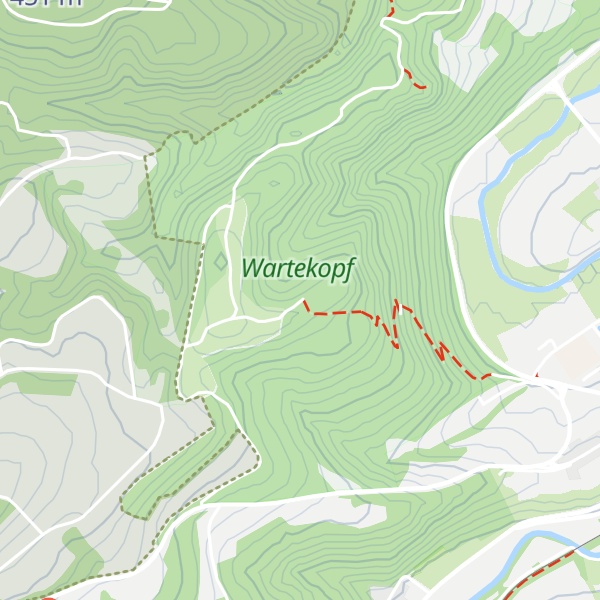 Map of Wartekopf