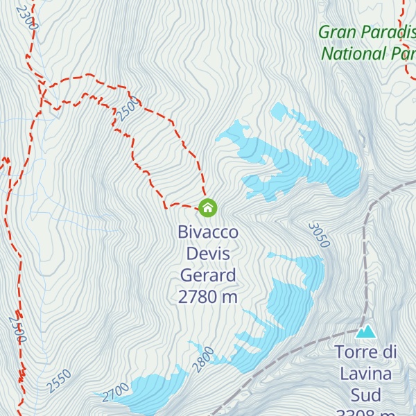 Map of Bivacco Devis Gerard