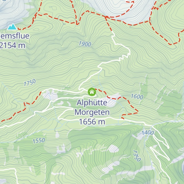 Map of Alphütte Morgeten