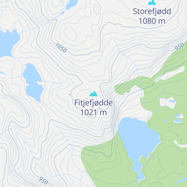 Map of Fitjefjødde