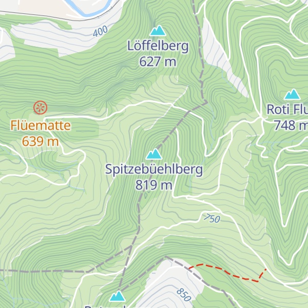 Map of Spitzebüehlberg