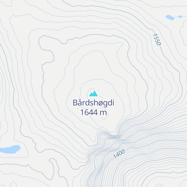 Map of Bårdshøgdi