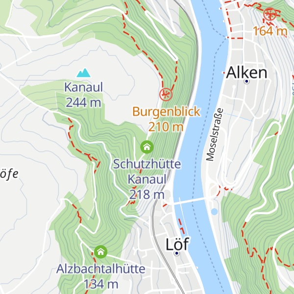 Map of Schutzhütte Kanaul