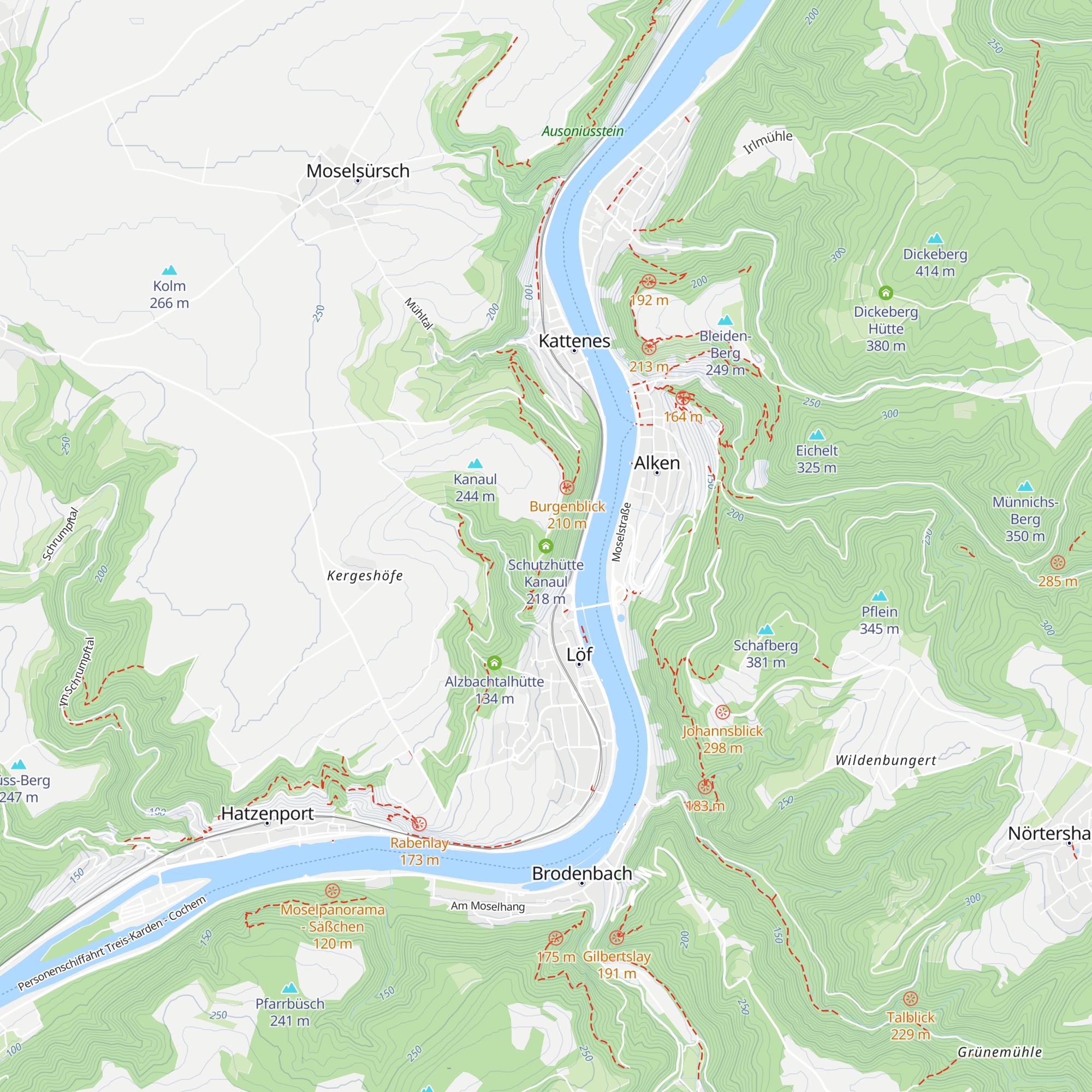 Schutzhütte Kanaul map