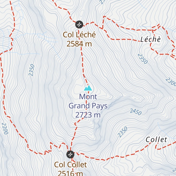 Map of Mont Grand Pays