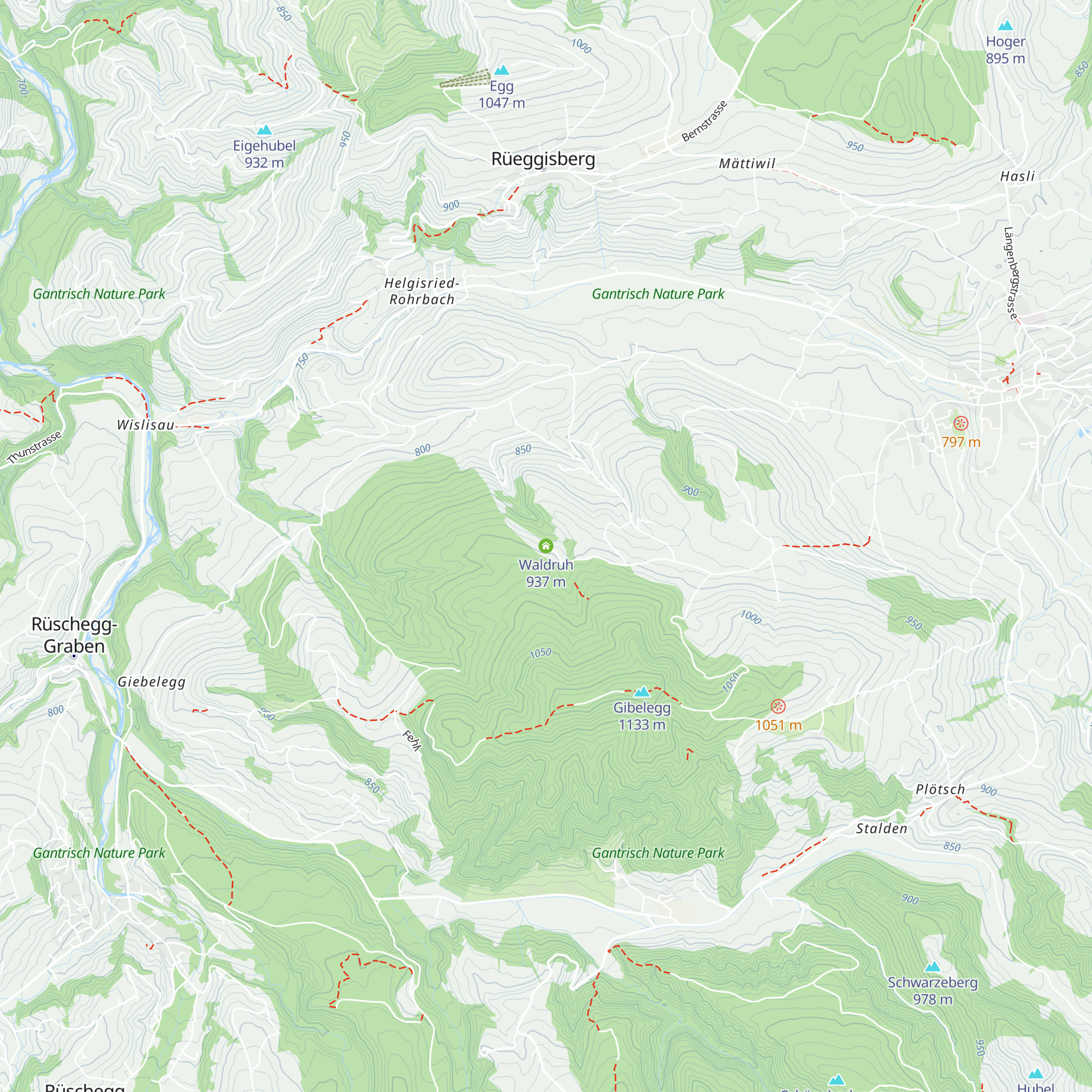 Waldruh map