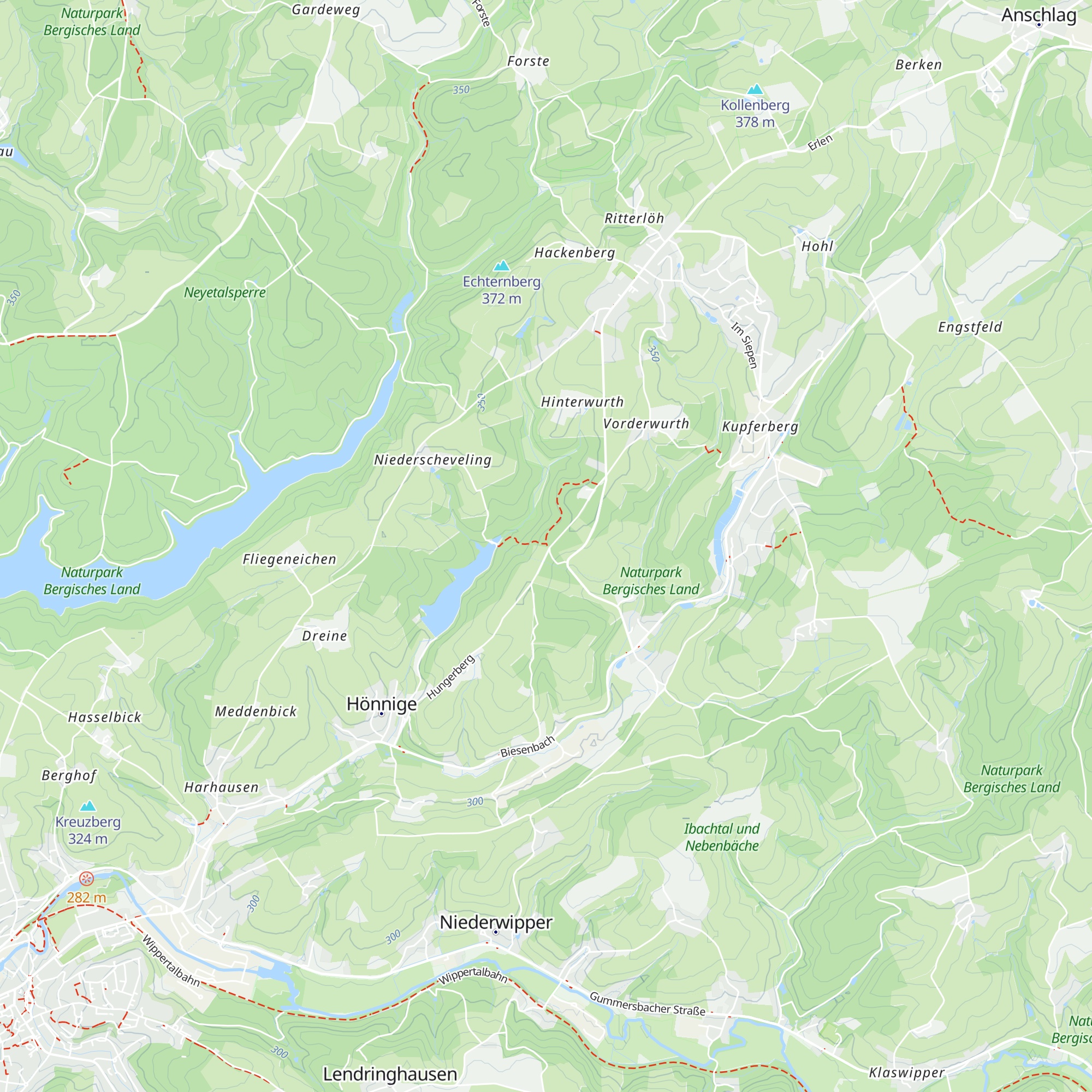 Schutzhütte Silbersee map