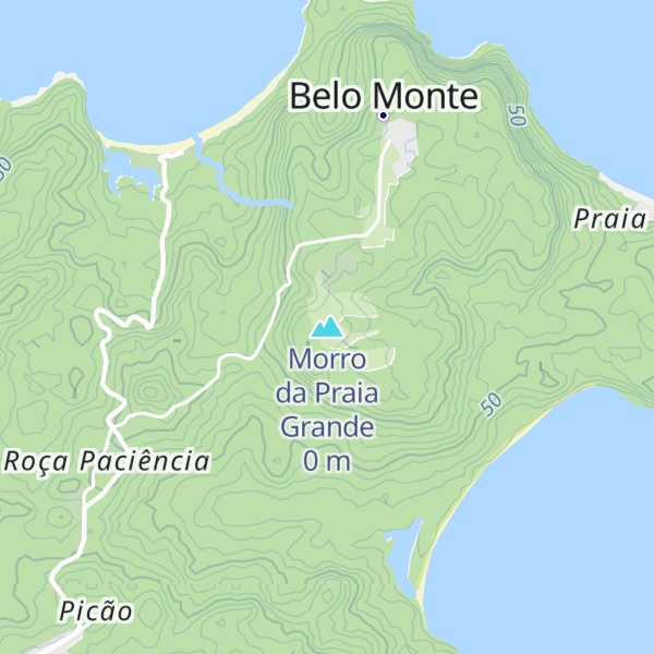 Map of Morro da Praia Grande