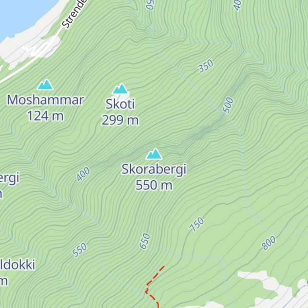 Map of Skorabergi