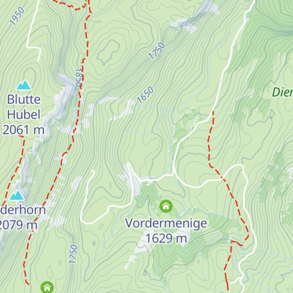 Map of Vordermenige