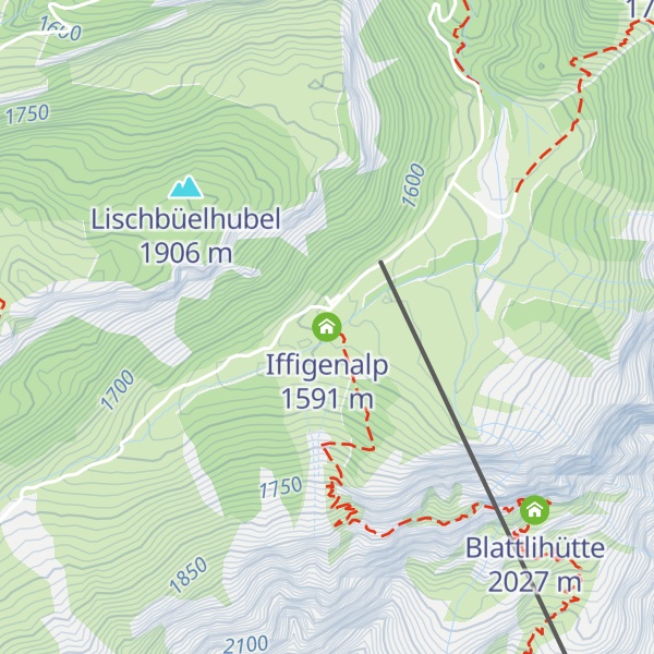 Map of Iffigenalp