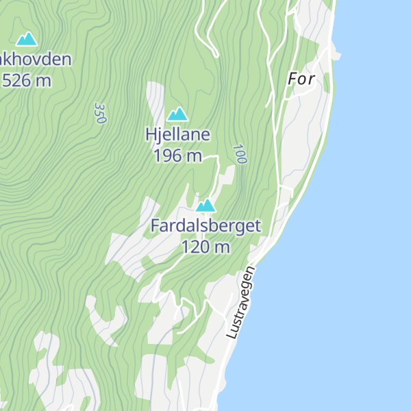 Map of Fardalsberget
